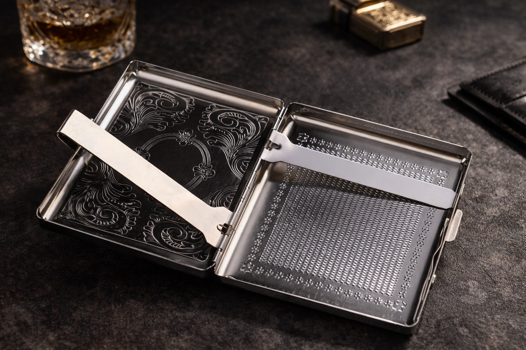 Imperial Silver Crest Cigarette Case