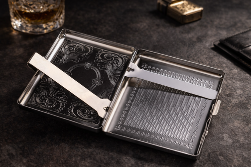 Imperial Silver Crest Cigarette Case