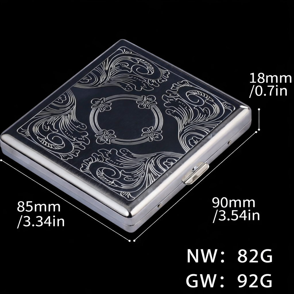 Imperial Silver Crest Cigarette Case