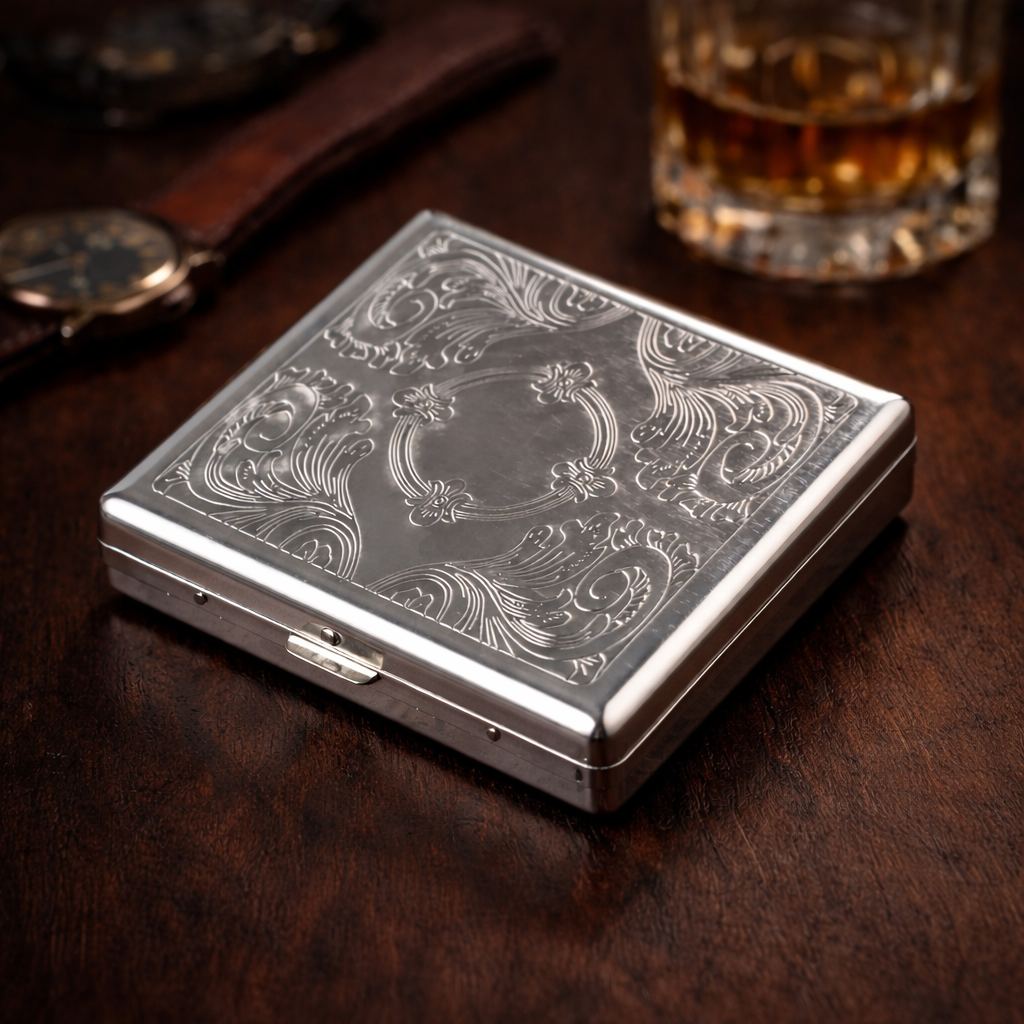 Imperial Silver Crest Cigarette Case