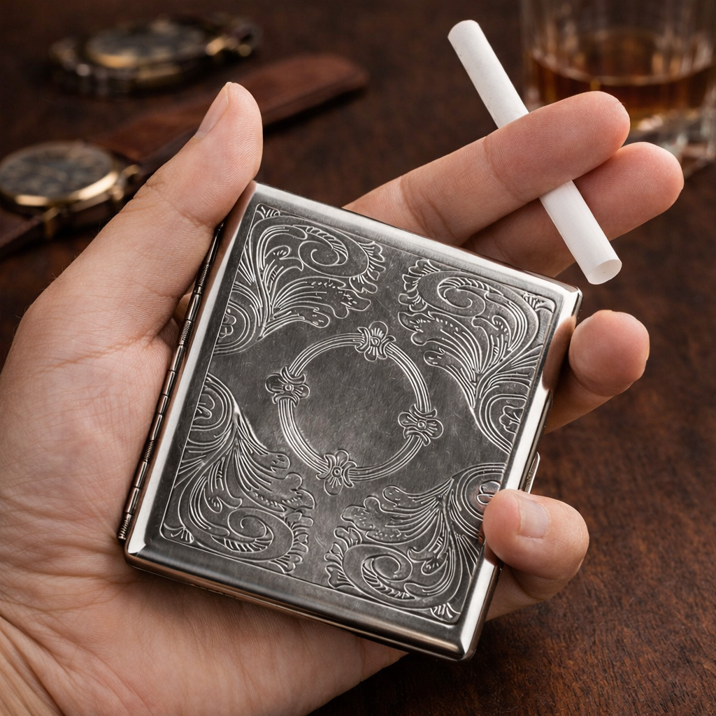 Imperial Silver Crest Cigarette Case